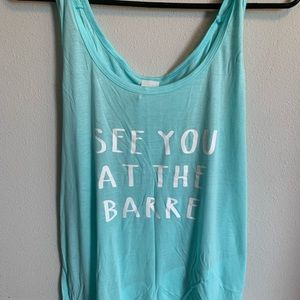 Barre Tank Top